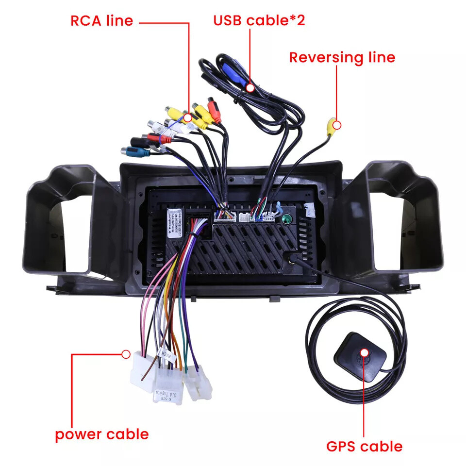 For Toyota Corolla 2003-2008 Android 13 Car Stereo Radio GPS Navi Player WIFI BT