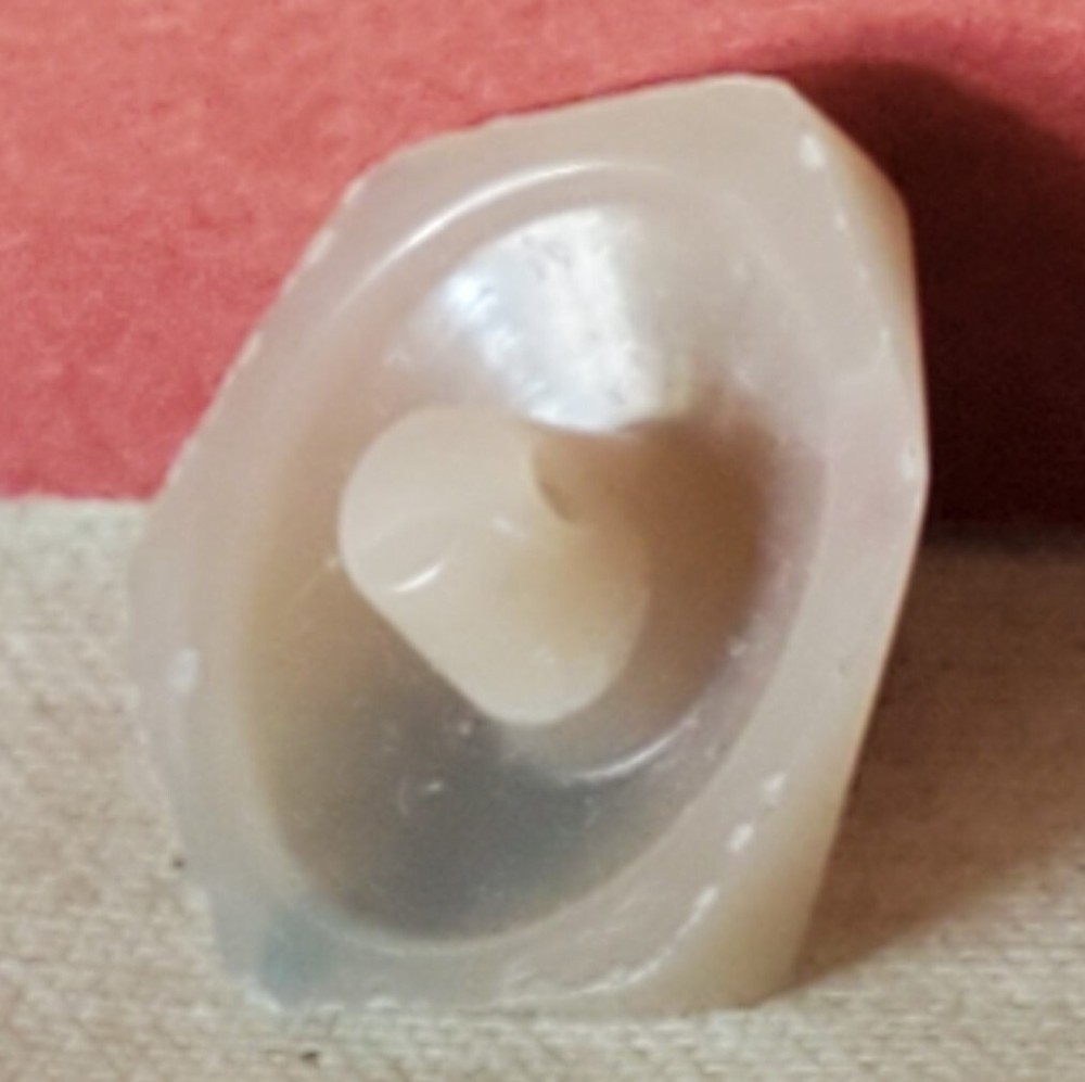 Bb Game Piece Vintage Polymer BUTTON realistic small