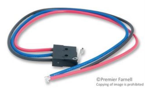 2X Omron Electronic Components D2Sw-3L3Ms Microswitch, Wire Leaded