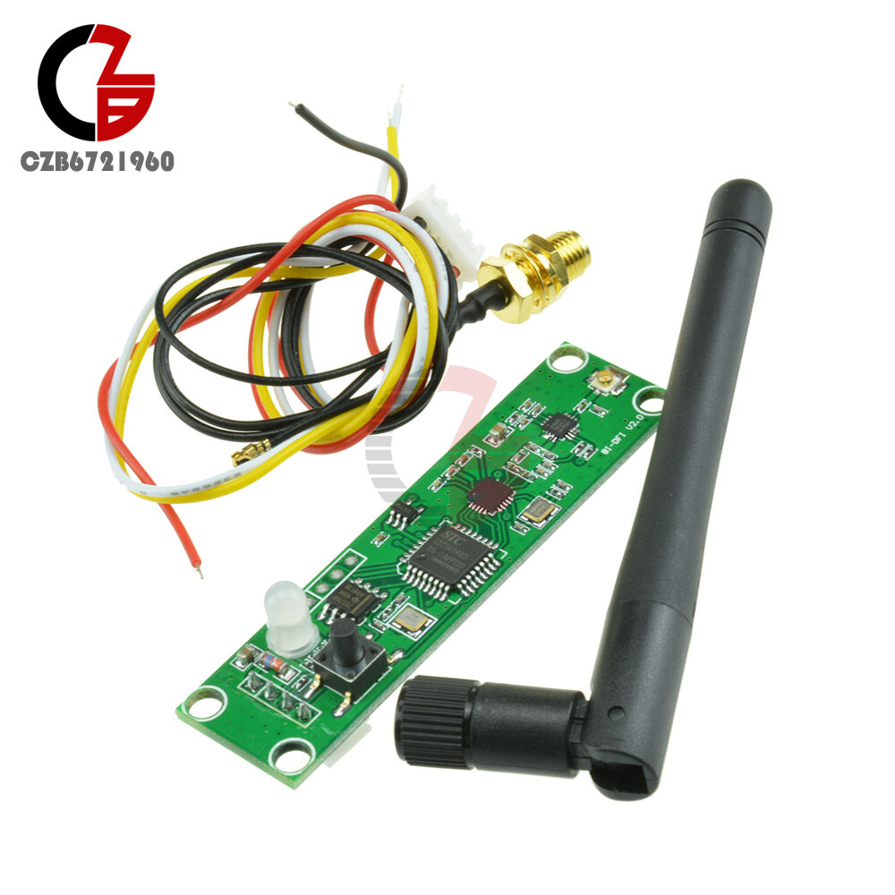 Wireless DMX512 PCB Modules Board LED Controller Transmitter Receiver w/Antenna
