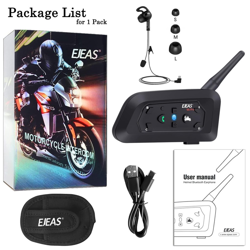 Referee Communication System, Referee Headset Intercom with Earphone for Socc...