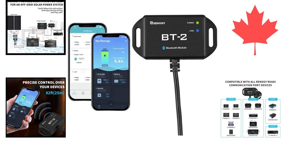 Bluetooth Module for Solar Charge Controller - Real-time Insight, User-friendly