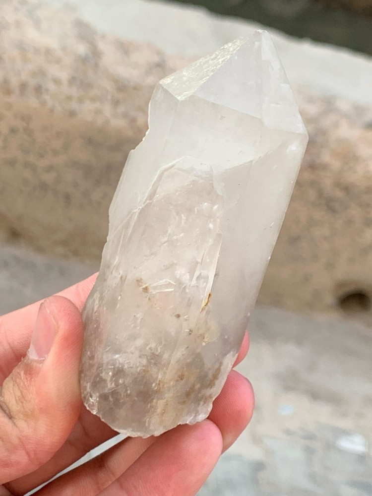 Very beautiful quartz terminated crystal