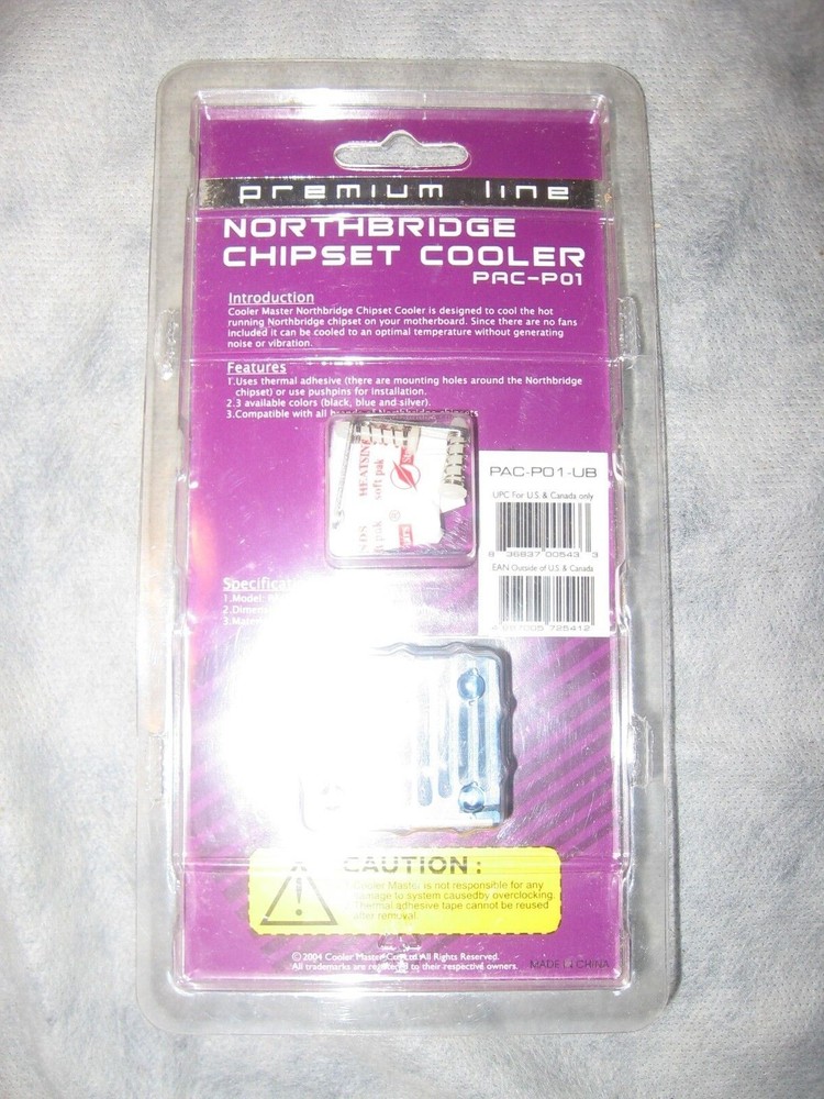 Cooler Master Premium Line Northbridge Chipset Cooler PAC-P01-UB