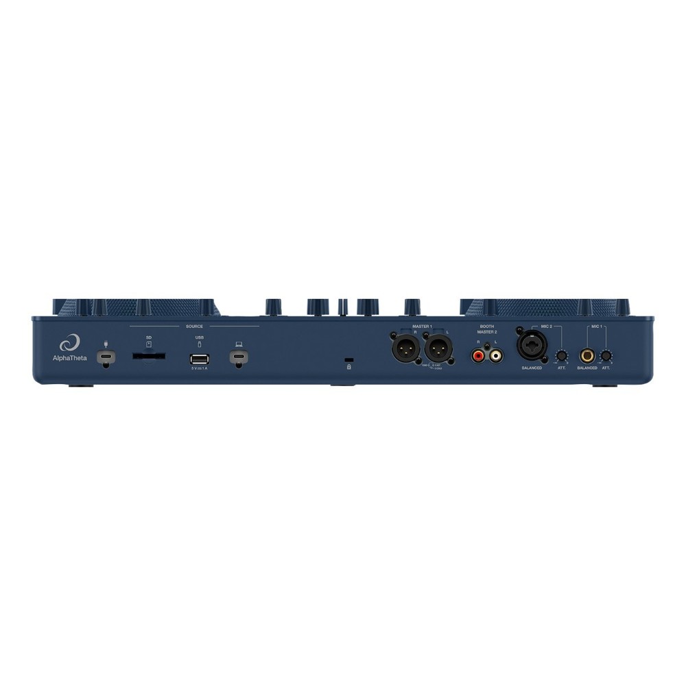 AlphaTheta OMNIS-DUO Portable Battery Powered Bluetooth DJ Controller w Headp...