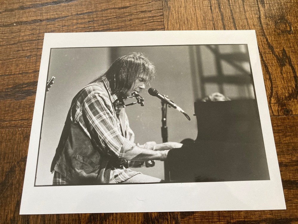 3 x Vintage Original 1990s Neil Young VH1 Center Stage Press Promo Photo