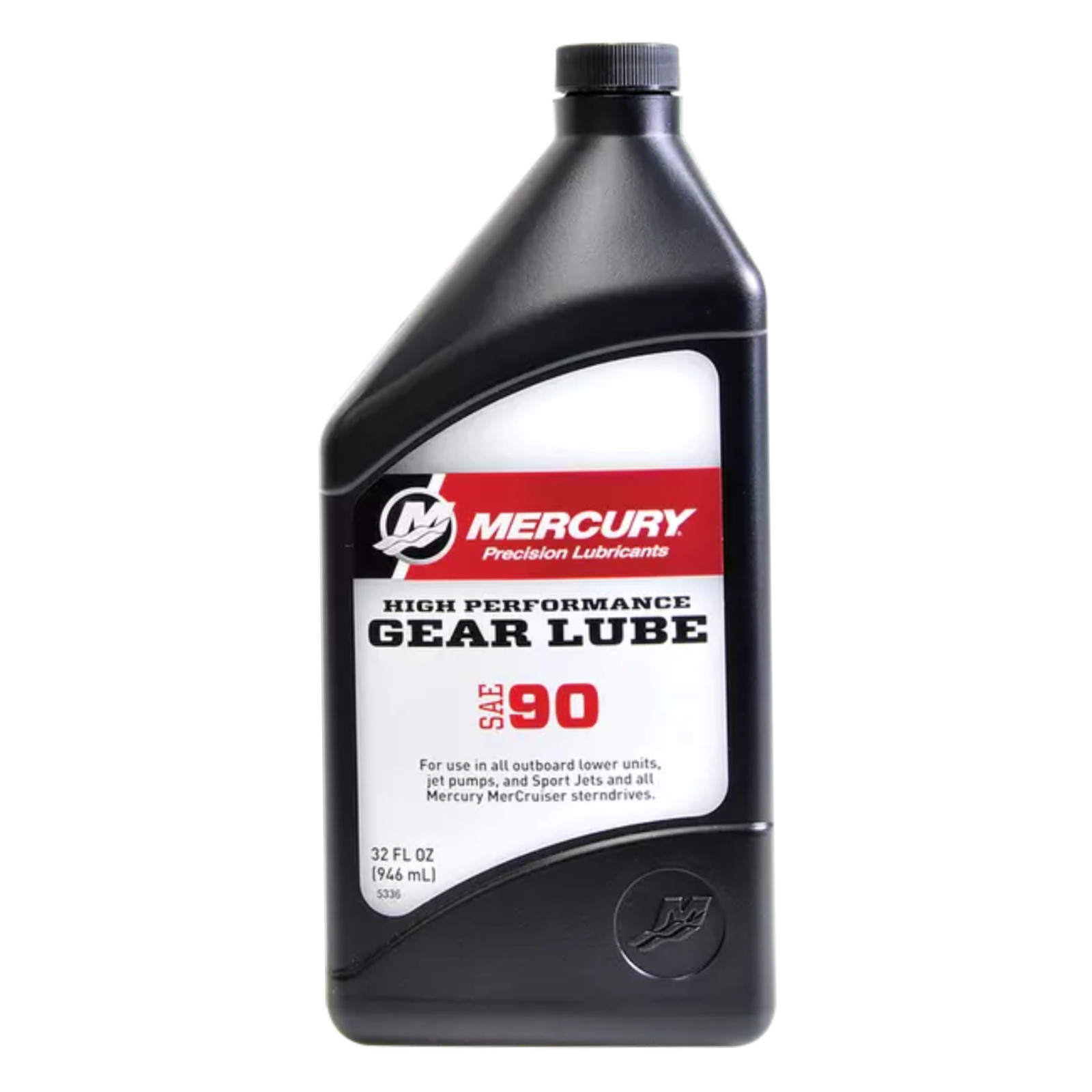 Mercury Marine New OEM SAE 90 HP Gear Lube 32 oz, 92-858064K01, 92-8M0222063