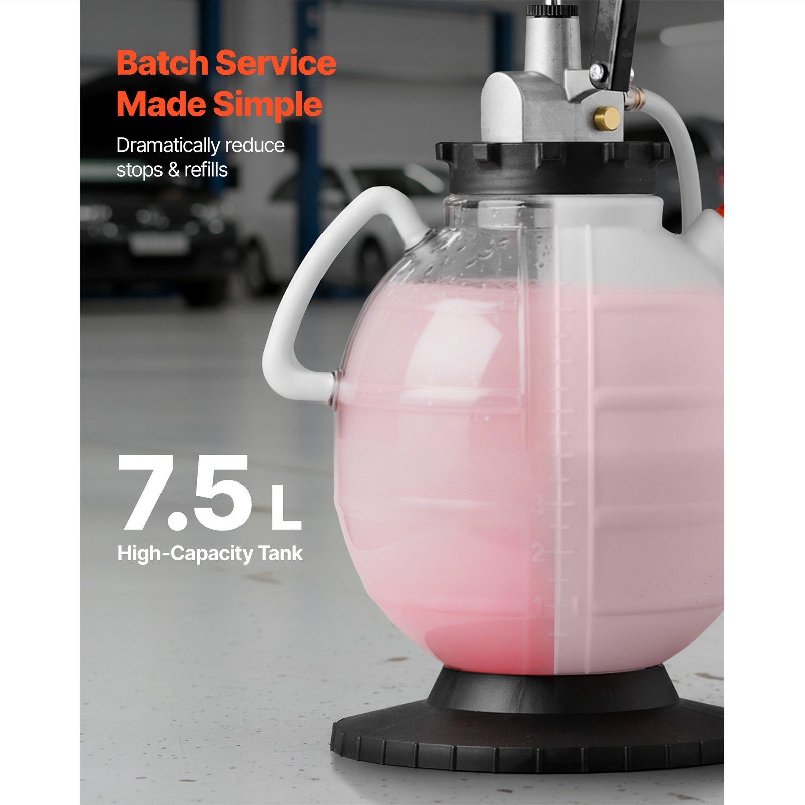 Uimoso Manual Transmission Fluid Pump 1.98 Gal ATF Refill Kit for Fluid Transfer