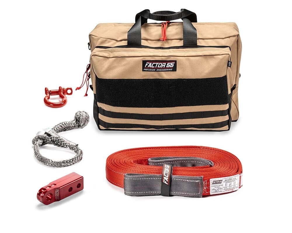Factor 55 Vehicle Recovery Kit Red Owyhee - Large