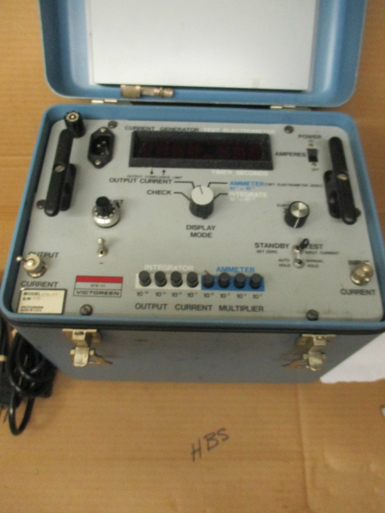 VICTOREEN 878-11 CURRENT GENERATOR TEST ELECTROMETER (AA15)