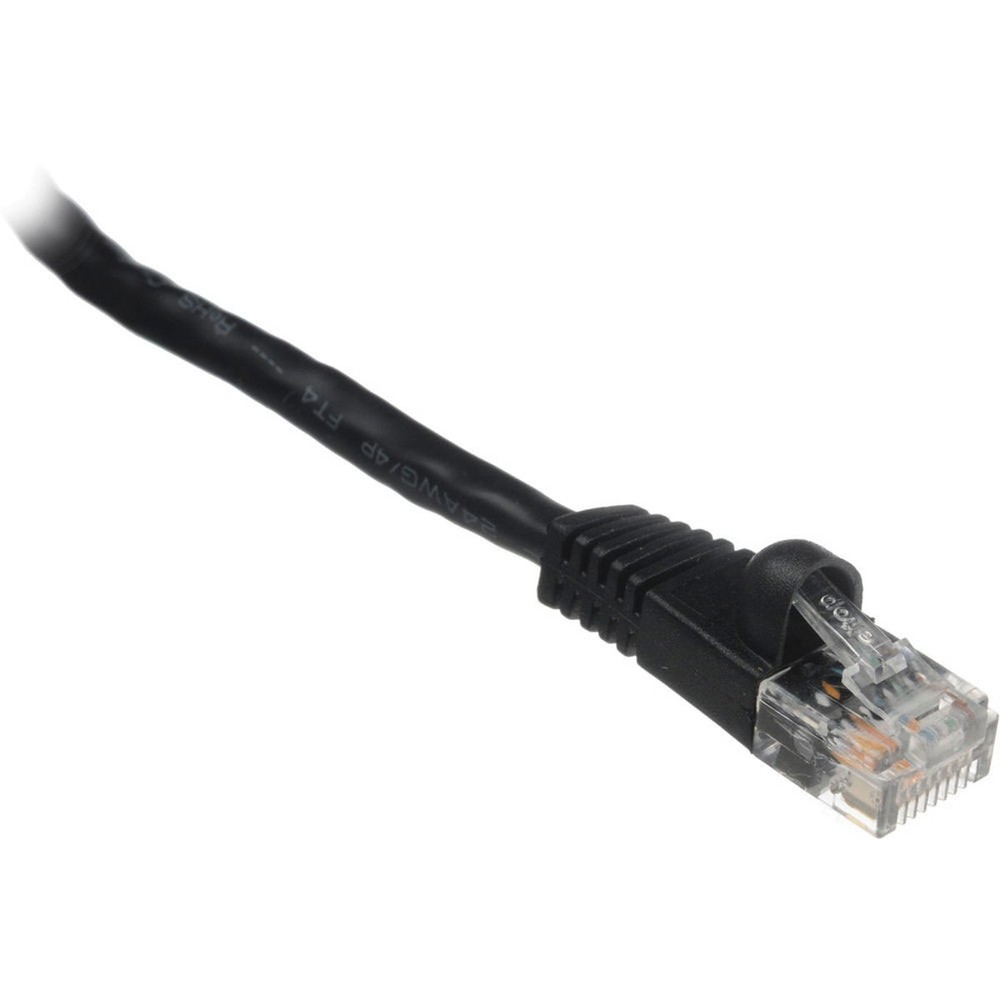 Comprehensive 50' Cat6 550 MHz Snagless Patch Cable, Black