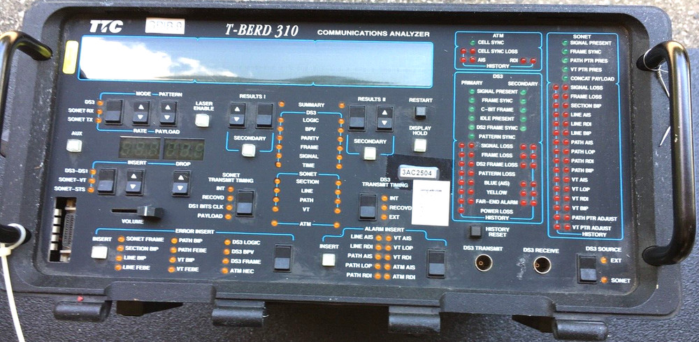 TTC FIREBERD 310 COMMUNICATION ANALYZER