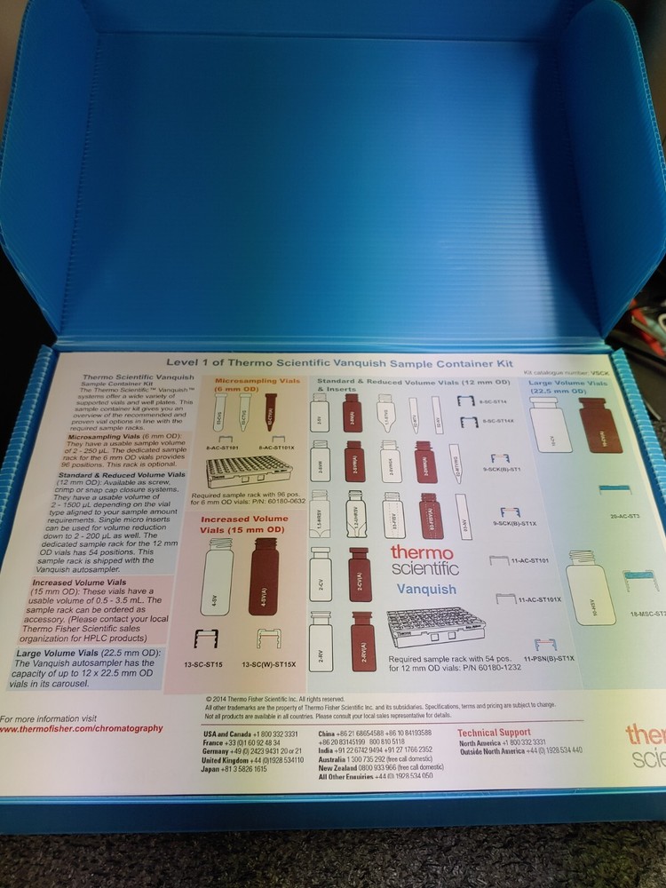 THERMO SCIENTIFIC Level 1 Vanquish Sample Container Kit VSCK