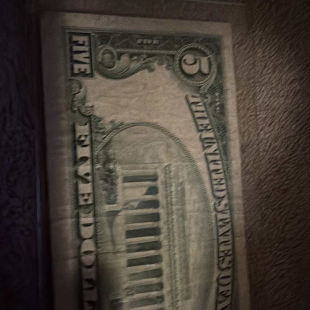 A 1928 C ~ $5 FIVE DOLLAR NOTE RED SEAL, NICE GRADE