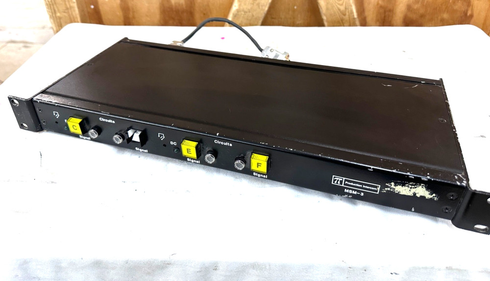 Production Intercom MSM-3 - Please Read