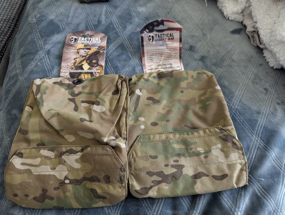 Tactical Assault Gear - Side SAPI Pouches - Multicam - New