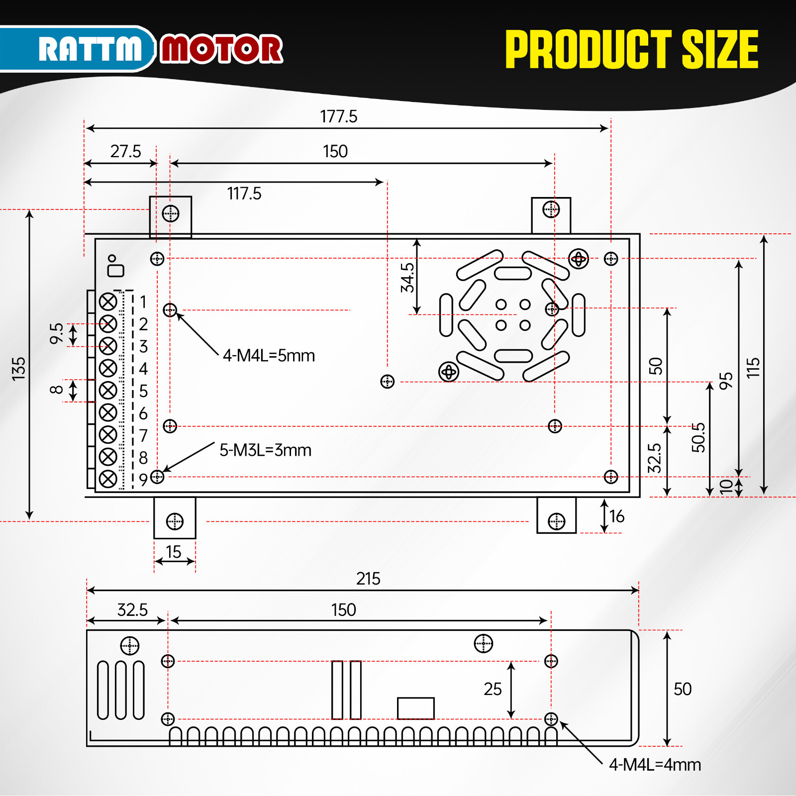 US丨3Axis 12N.m Nema 34 Closed Loop Servo Stepper Motor Driver CNC Controller Kit