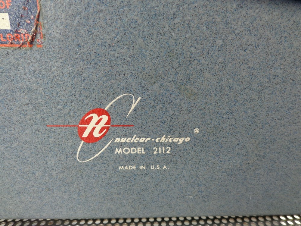 nuclear chicago 2112 Radiation Survey Meter UNTESTED