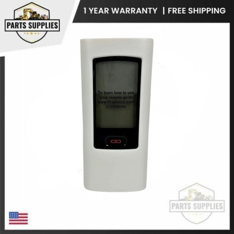 RC300 Remote Control Transmitter Black for Gas Fireplace