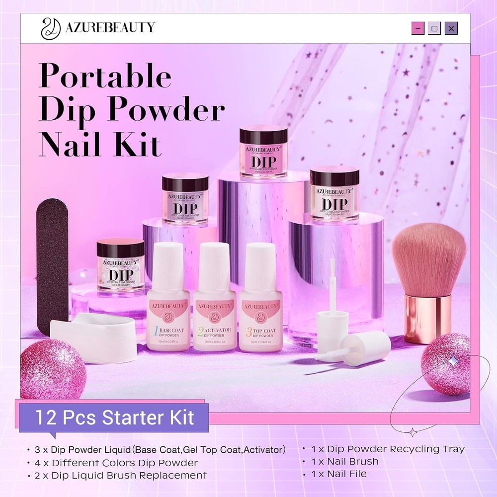 French Manicure Set - Spring Summer Colors