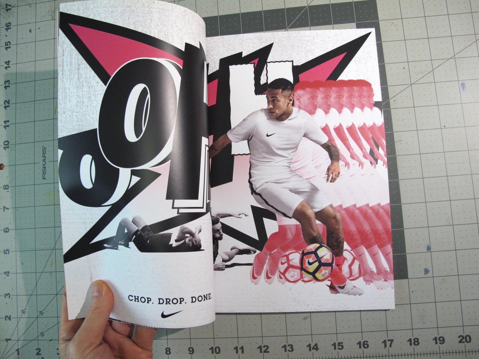 vtg 2010s Nike I LOVE DUST promotional design softcover Book