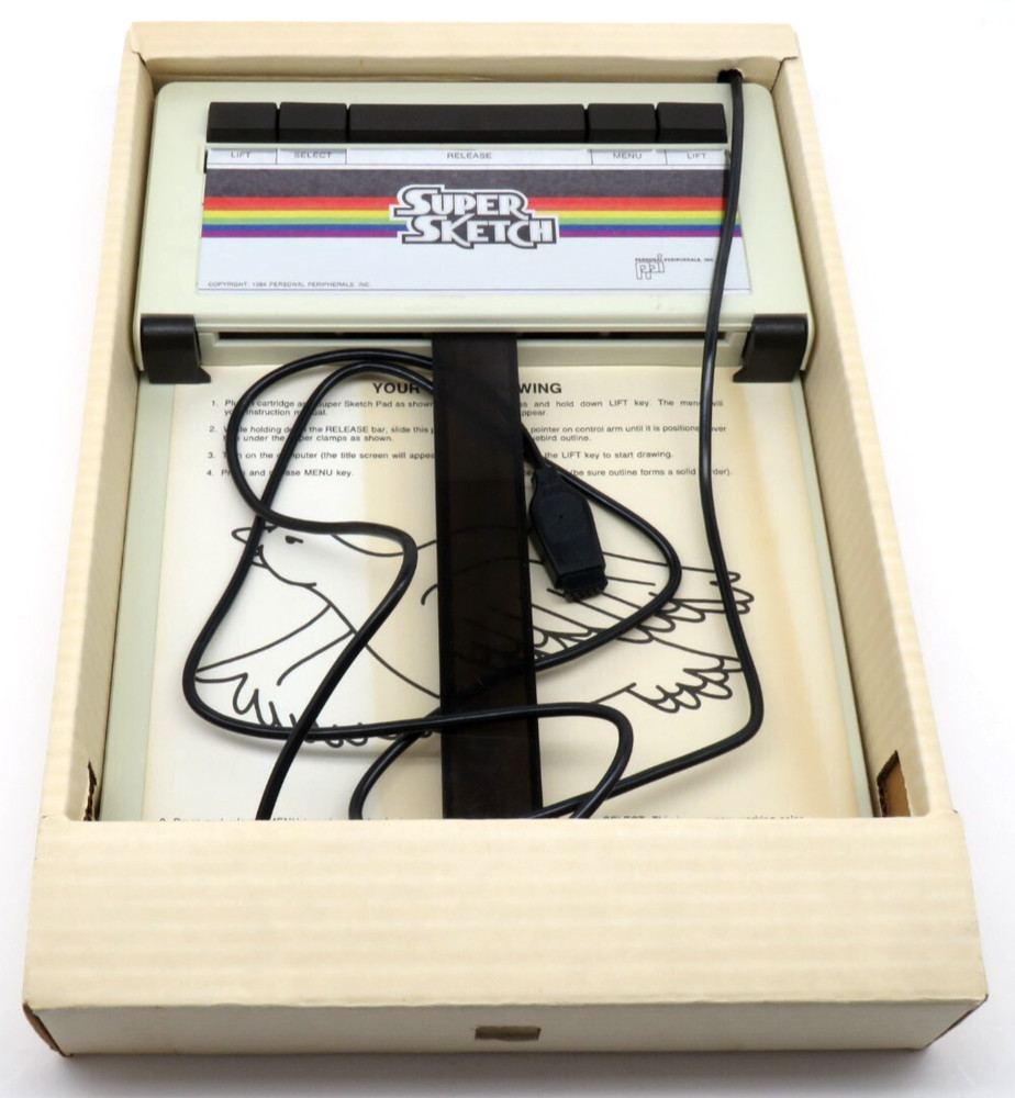 Super Sketch G2300 (1984) for Atari Home Computers Video Graphics #2