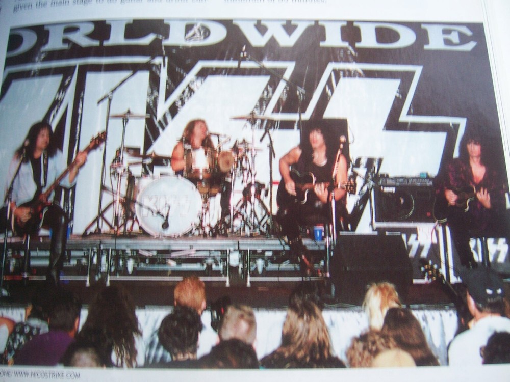 Cleveland Ohio MINT Original 1995 Kiss Conventions Tour Vintage Concert Poster