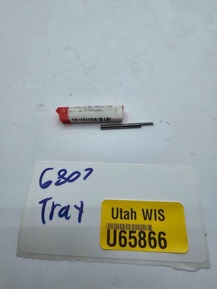 Accupro Single Point Threading Tool 32 to 64 TPI Internal Solid Carbide 05251921