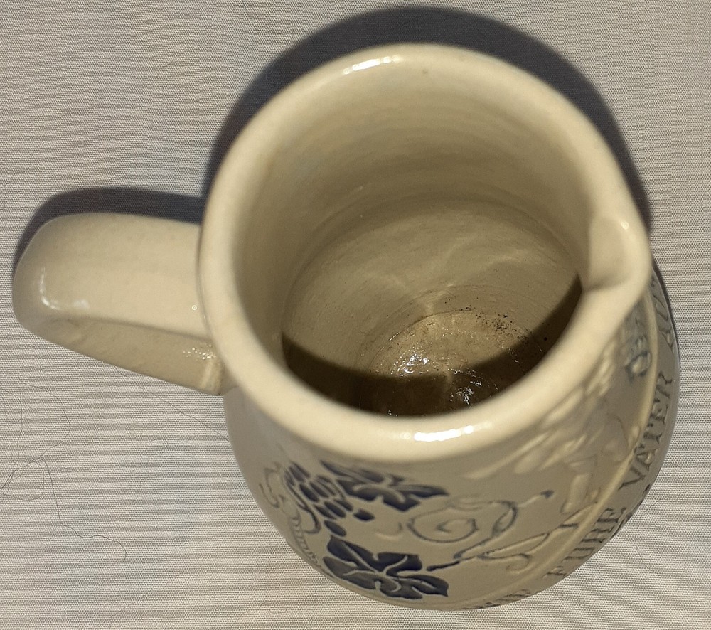 Wick Werke Stoneware Pitcher .25L Germany 5"