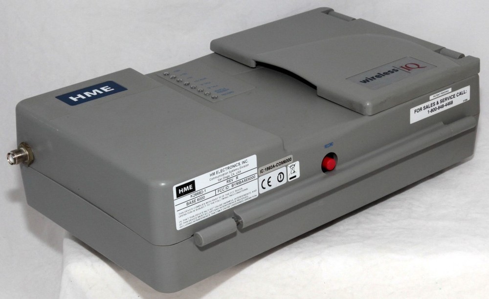 HME Wireless IQ BASE 6000 Drive Thru Intercom System Base Station & Power Supply