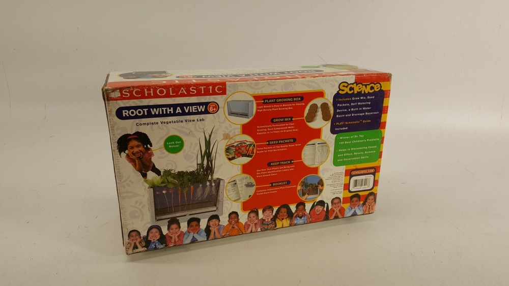NEW, SCHOLASTIC “ ROOT WITH A VIEW ” COMPLETE VEGETABLE VIEW LAB