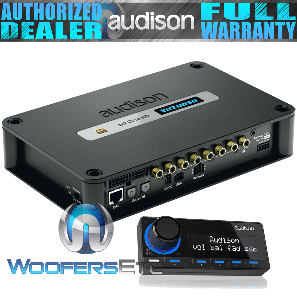 AUDISON BIT ONE HD VIRTUOSO HIGH RESOLUTION CAR SIGNAL INTERFACE PROCESSOR NEW