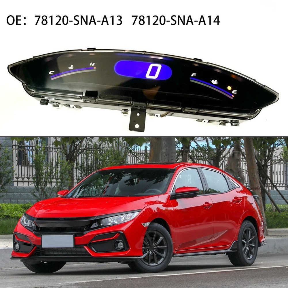 For Honda For Civic Speedometer Upper Display Kit with OEM Number Reference