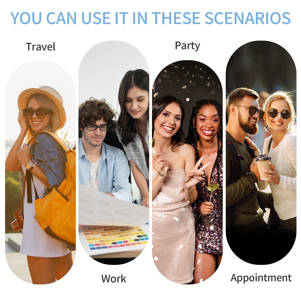 3Pack 8ml Refillable Travel Perfume Atomizer Spray Bottles Black