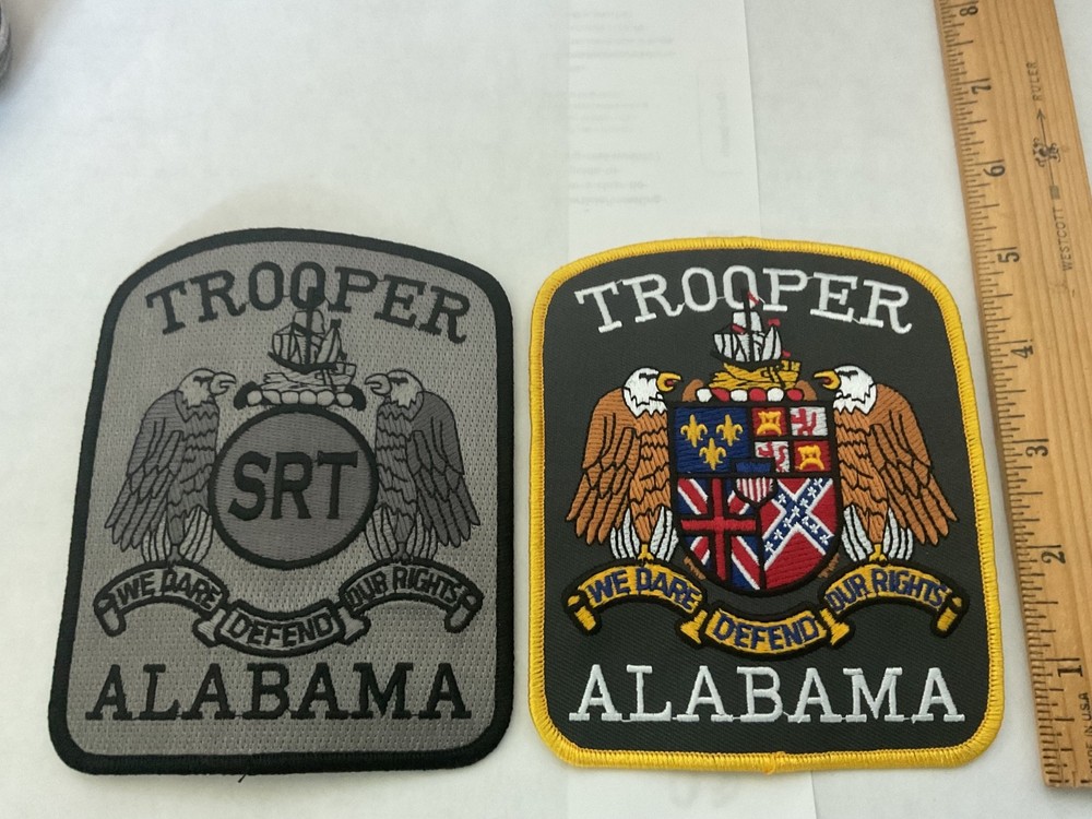Alabama State Trooper SRT collectable Patch full size Set  tracking insured