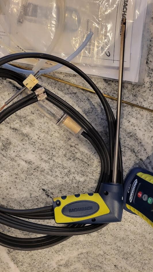 Bacharach Combustion Analyzer PCA 2 24-7301 PCA2