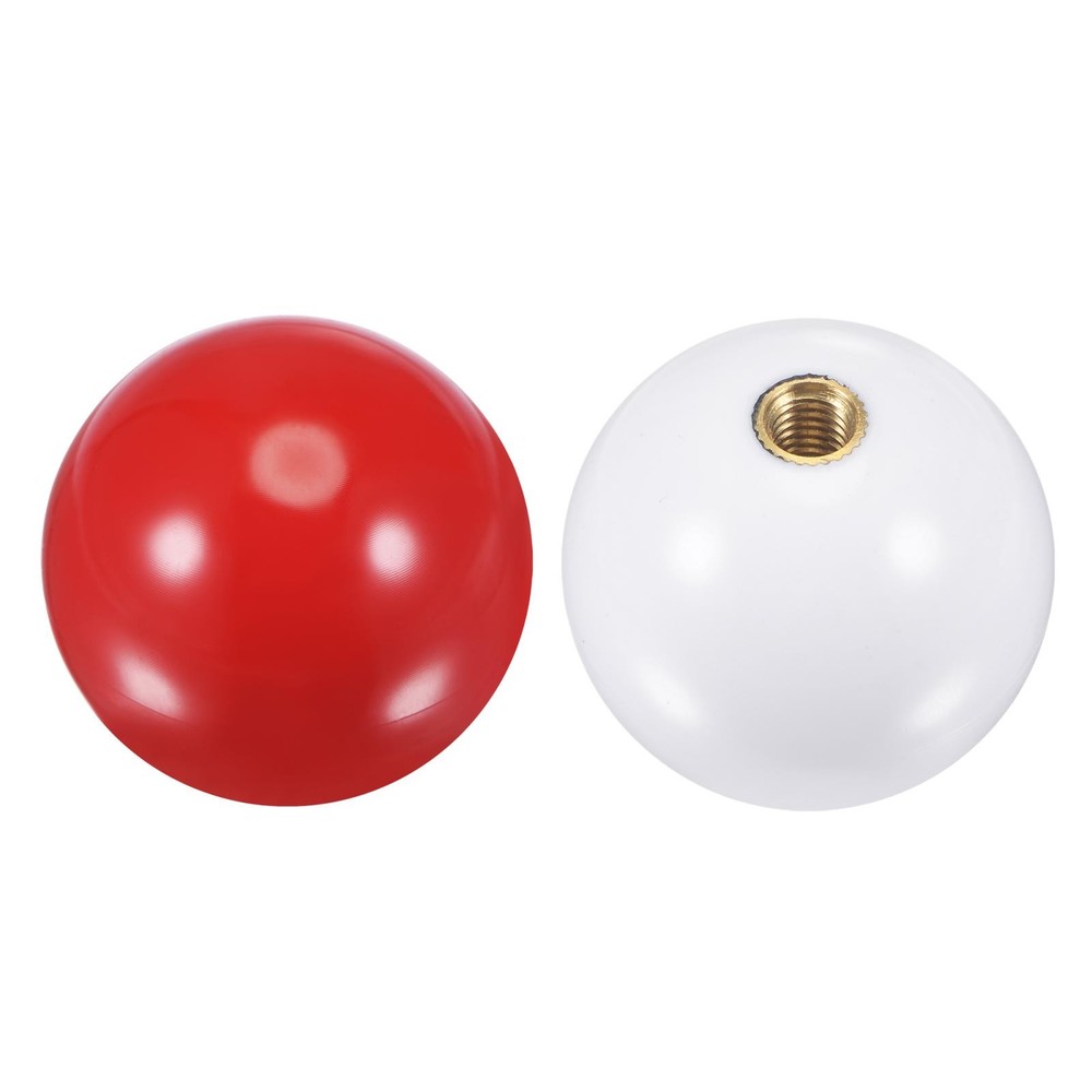 Top Ball Head Joystick Arcade Knob Game Replacement Red/White