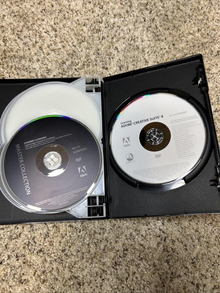 Adobe Creative Suite Master Collection CS4 Mac OS Student Licensing *read*