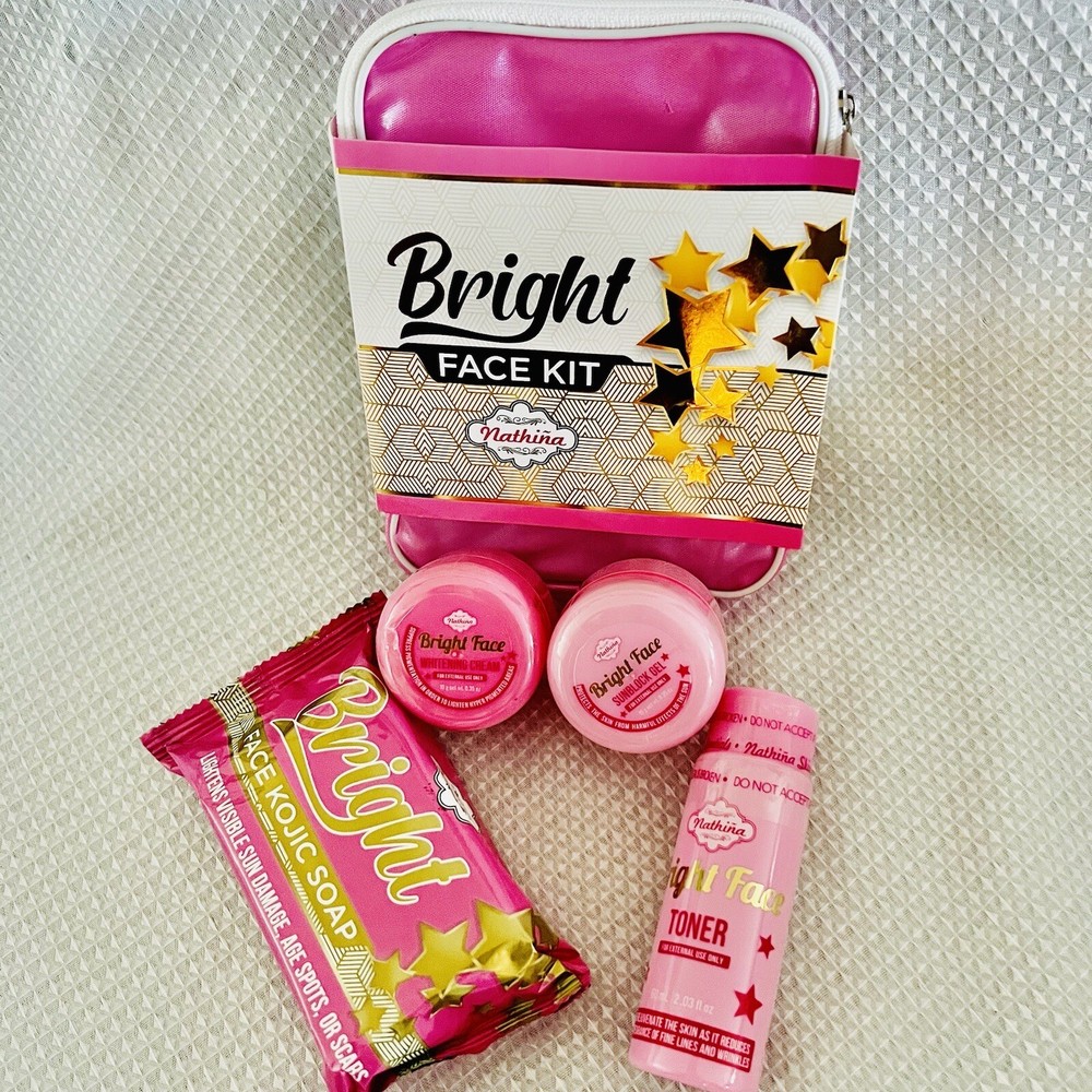 2x Nathina Bright Face Kit (New Packaging)