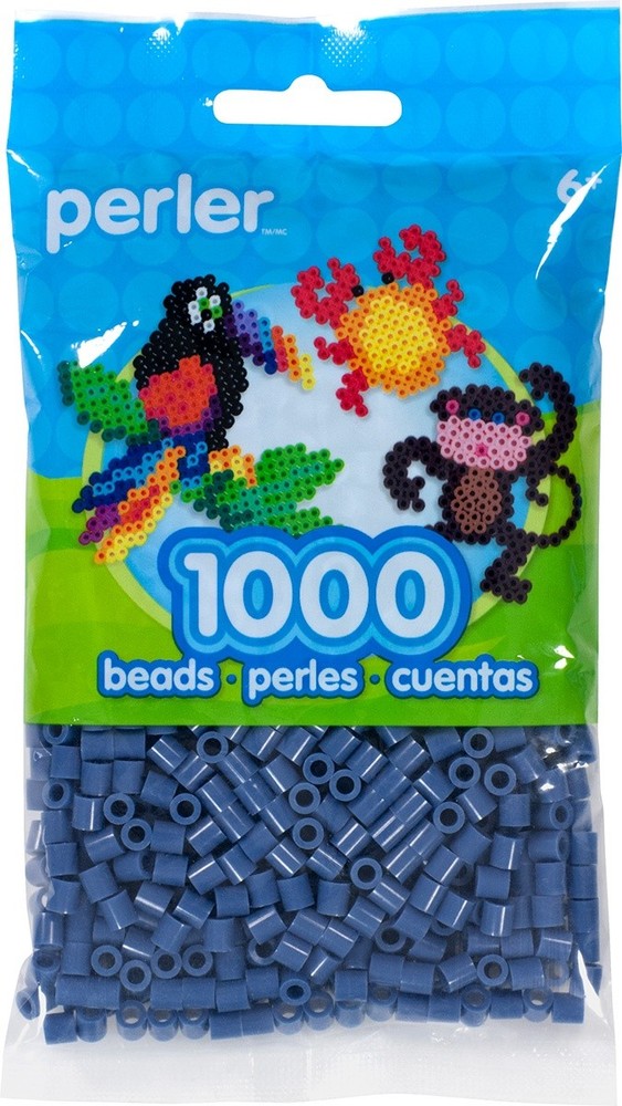 Perler Beads 1,000/Pkg-Denim - 3 Pack