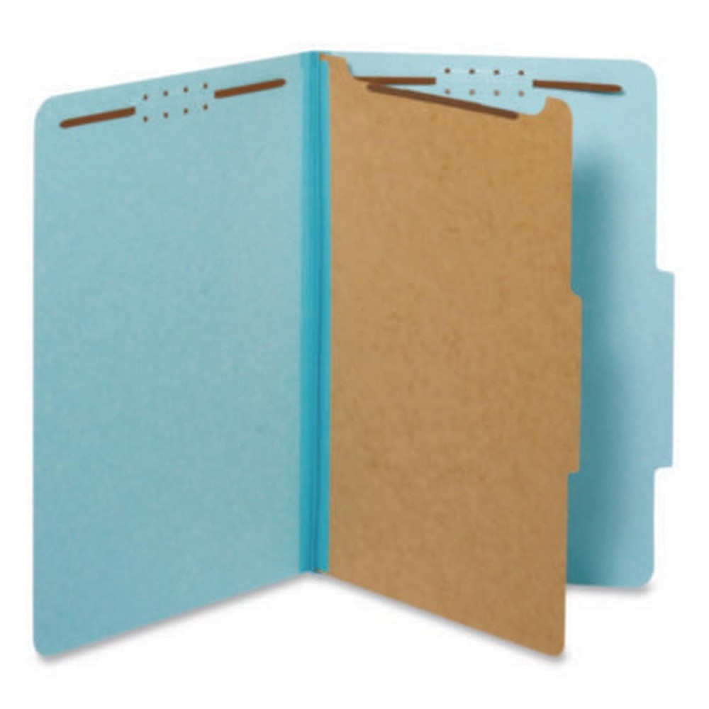 Esselte 28730P Pressboard Top Tab Folders Light Blue 1.75" Exp