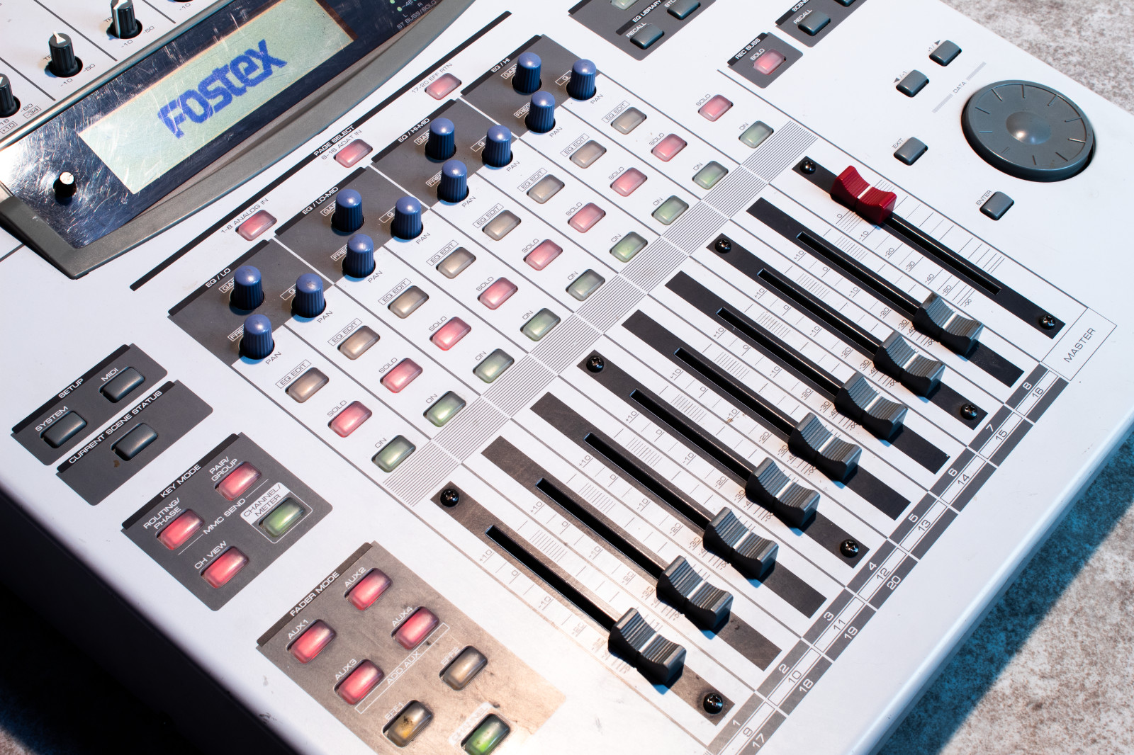 Fostex VM200 Digital Recording Mixer Powers Up