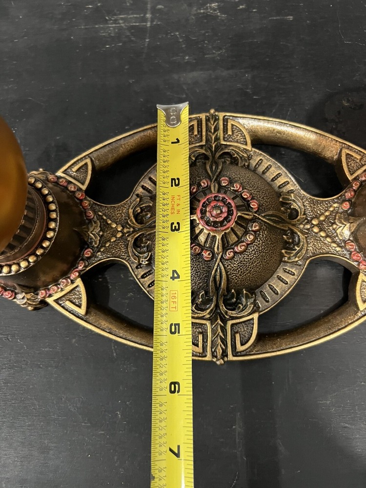 Rewired Pair Double Socket Flush Mount Fixtures Sconces Nice Lights 88A