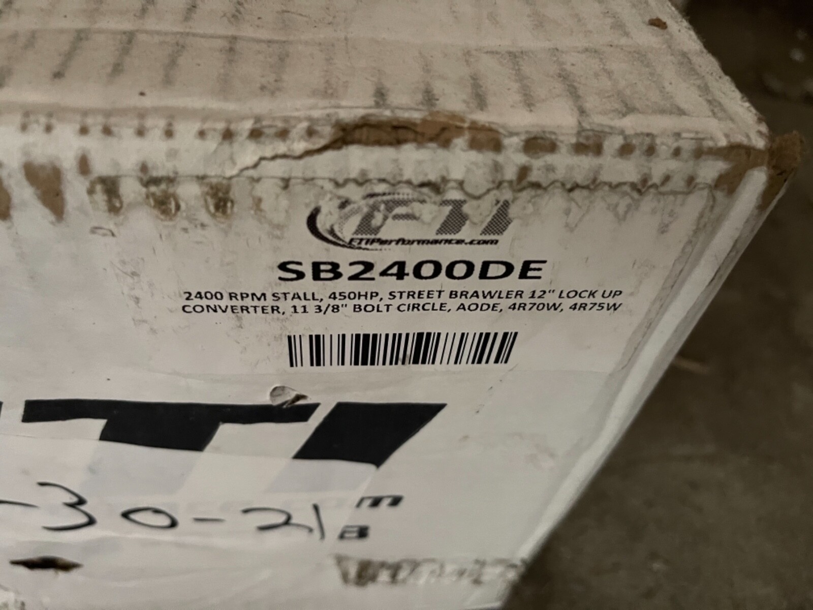 NEW FTI SB2400DE SB Series Street Brawler Performance Torque Converter