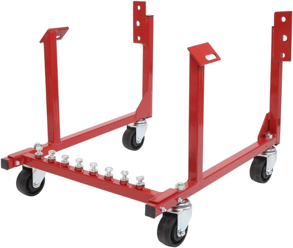 TUFFIOM 1000 lbs Chevy Engine Stand with Wheels, Steel Structure Rolling Engine