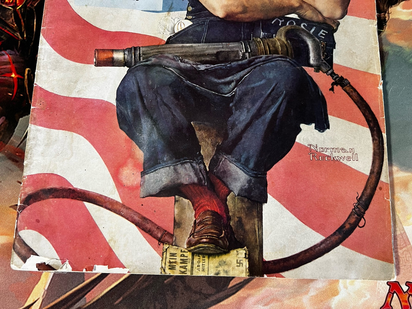 Norman Rockwell Rosie Rivitor Saturday Evening Post May 29, 1943-Free Shipping