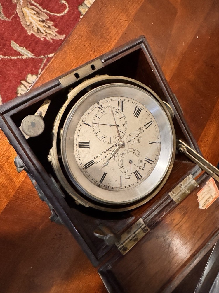 Thomas Poole antique marine chronometer #4206
