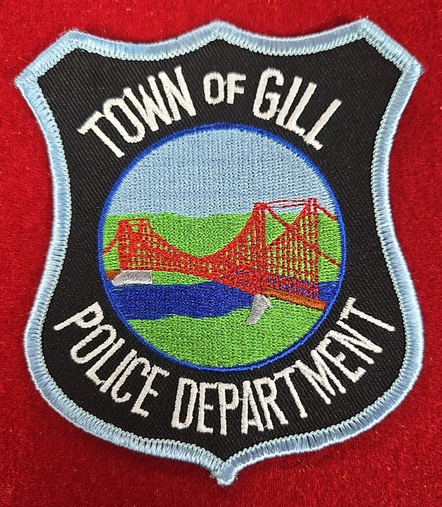 GILL MASSACHUSETTS Bridge POLICE PATCH