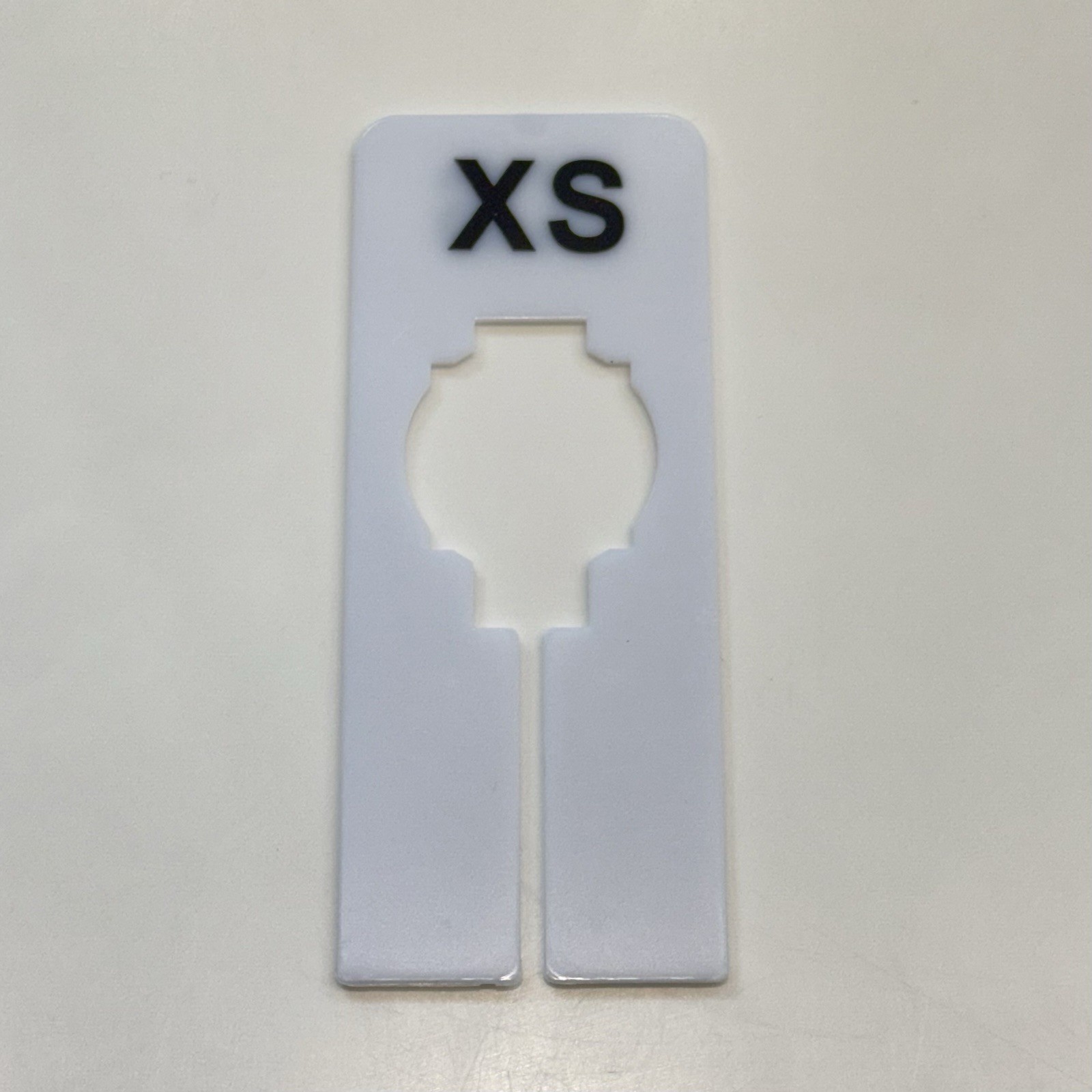 5 Pieces Set Clothing Rack Rectangular Size Divider XS S M L XL Retail Hanger