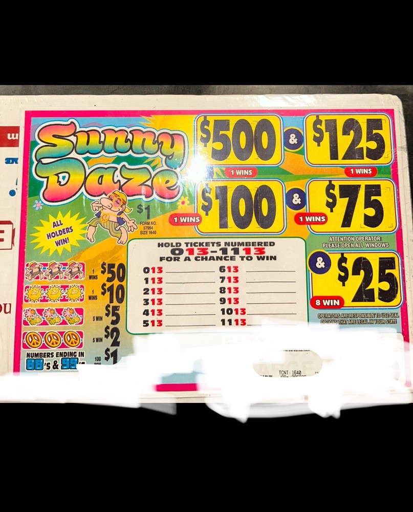 pull tabs brand new game